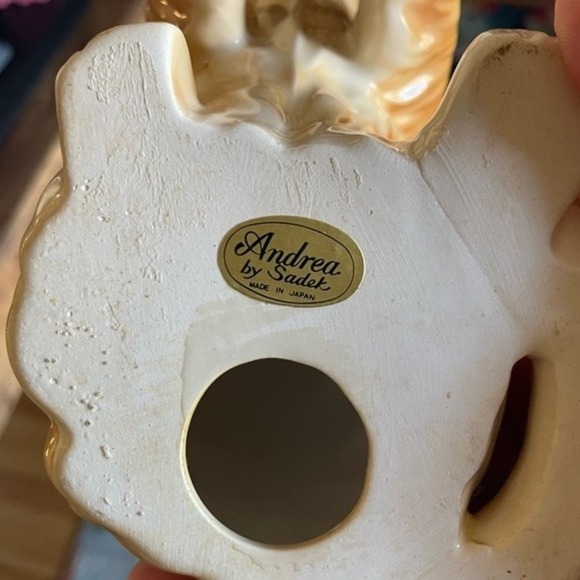 Ceramics/Porcelain Cat Figure‎ White Orange Striped Rare Andrea by Sadek 1960's - Picture 3 of 5